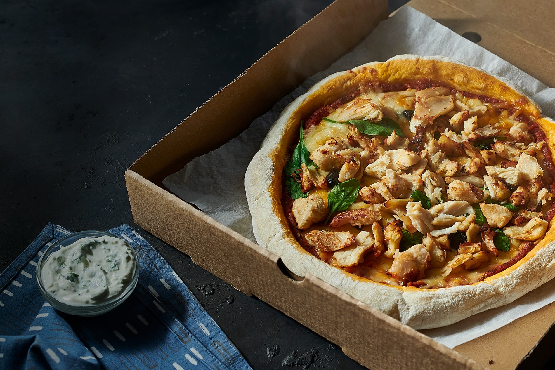 Discover: Rustic Chicken Pizza