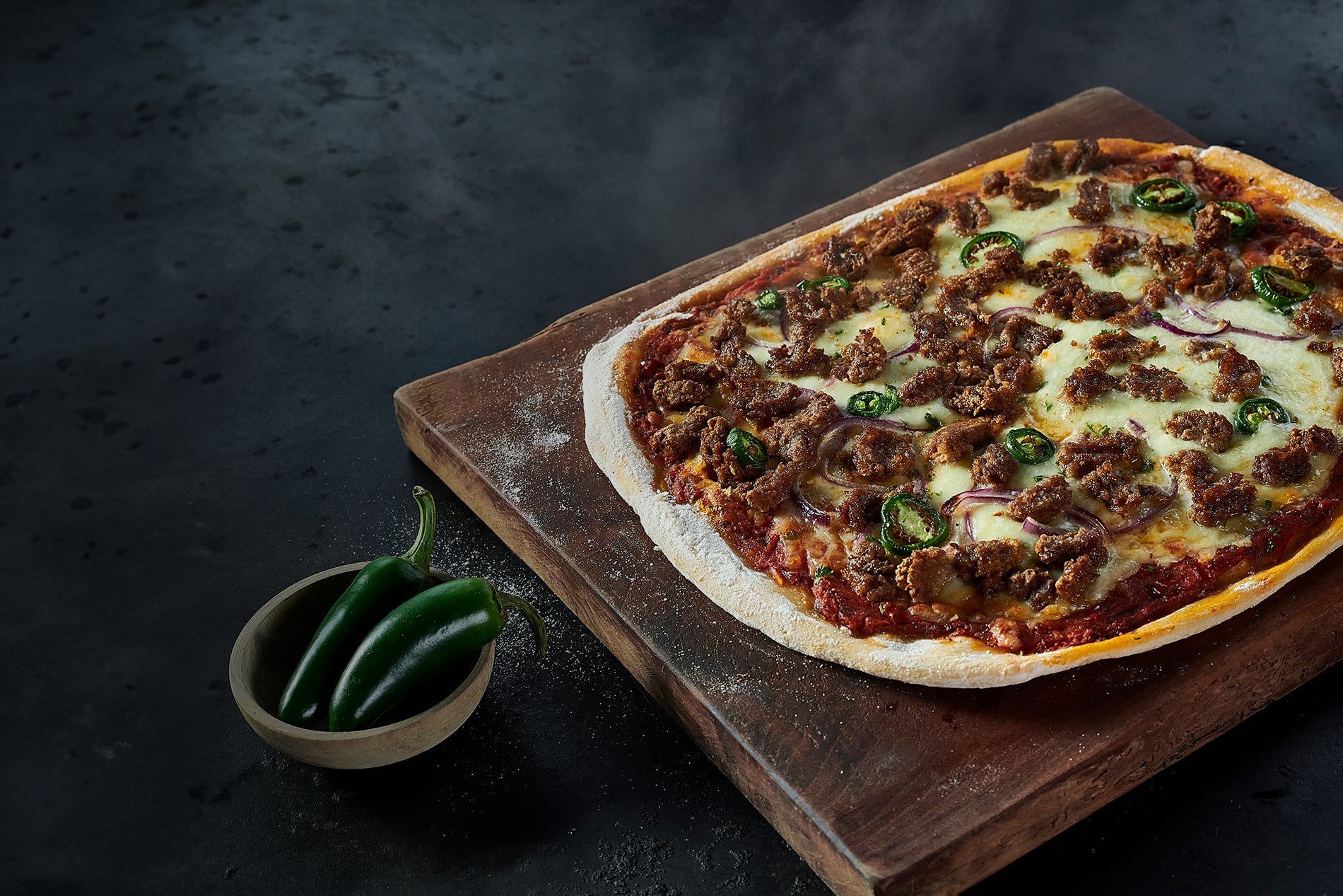 Discover: Spicy Beef Pizza